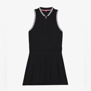 Wilson Classic Pleated Black and White Tennis Dress - S